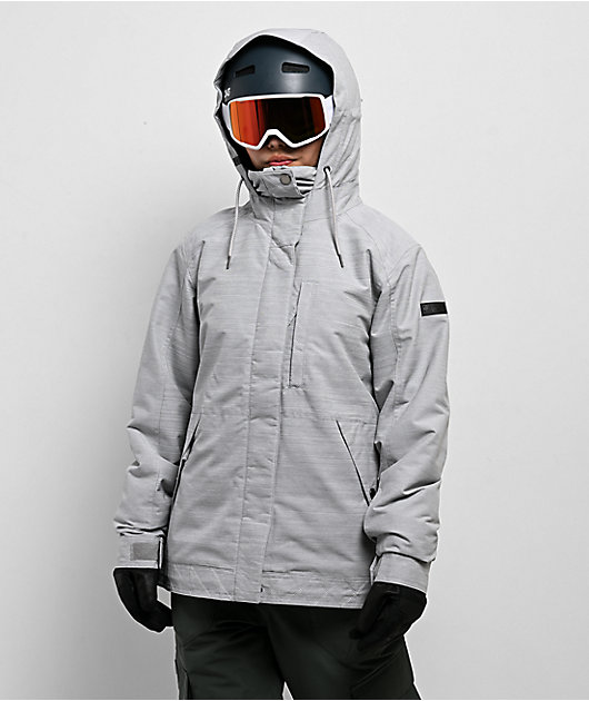 Roxy Billie Heather Grey 10K Snowboard Jacket