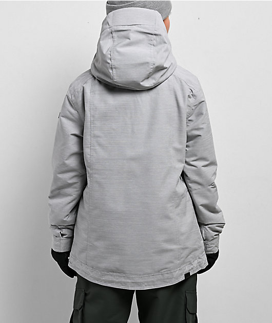 Roxy Billie Heather Grey 10K Snowboard Jacket