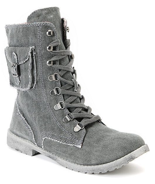 roxy boots grey