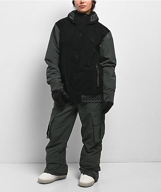 Roxy Cheer Up Black Combo 10K Snowboard Jacket | Zumiez