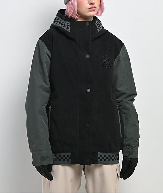 Roxy Cheer Up Black Combo 10K Snowboard Jacket