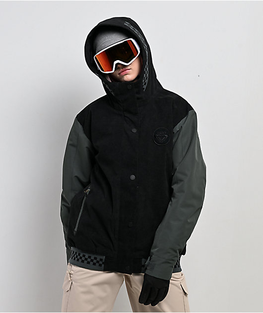 Roxy Cheer Up Black Combo 10K Snowboard Jacket | Zumiez