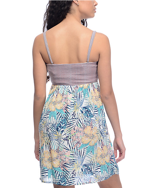 roxy floral dress