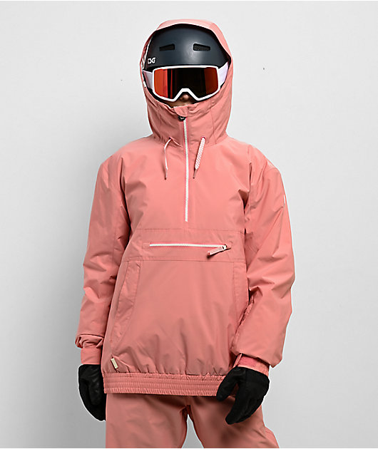 ROXY スノーボードウェア ピンク Mサイズ 10K レディース Roxy Downtown Blossom 10K Anorak Snowboard Jacket | Zumiez