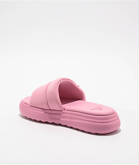 Roxy Gelato Lux Orchid Smoke Platform Slide Sandals