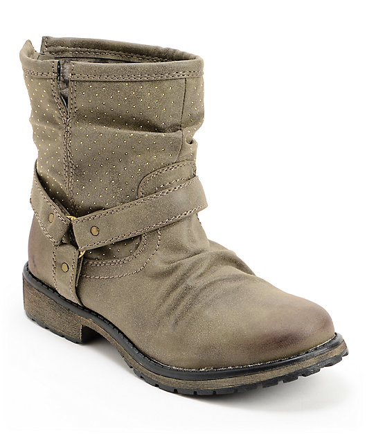 Roxy Holliston Olive Boots | Zumiez