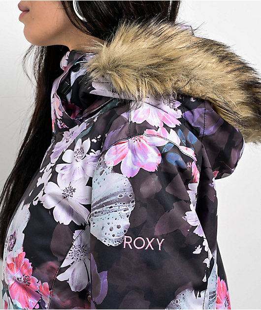 Roxy - 送料無料 新品 ROXY JET SKI JK＆SYMBOL SKI PT M Roxy Jet Ski Floral 10K Snowboard Jacket | Zumiez