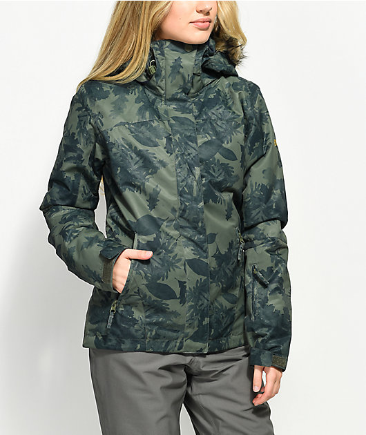 forest green snowboard jacket