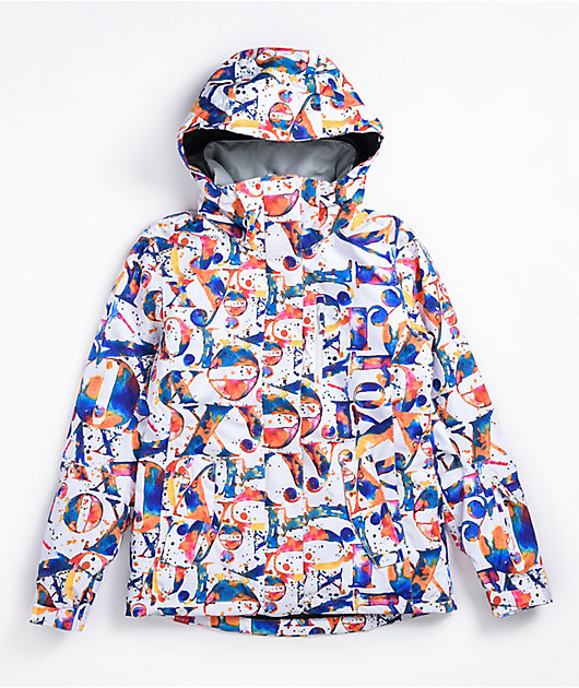ROXY JETTY ジャケット マルチカラー Roxy Jetty Multi 10K Snowboard Jacket | Zumiez