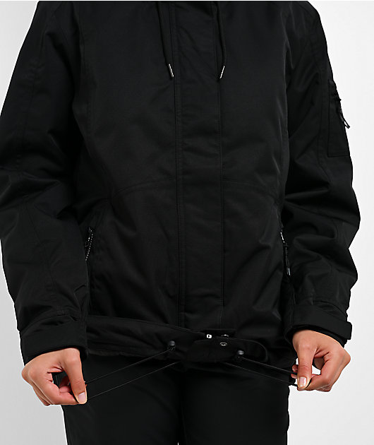 Roxy Meade Faux Fur Black 10K Snowboard Jacket