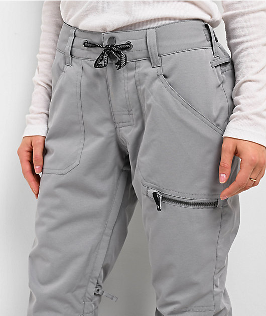 Roxy Nadia Grey 10K Snowboard Pants | Zumiez