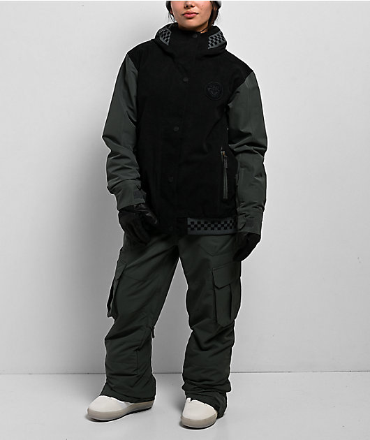 Roxy Trooper Green 10K Cargo Snowboard Pants | Zumiez