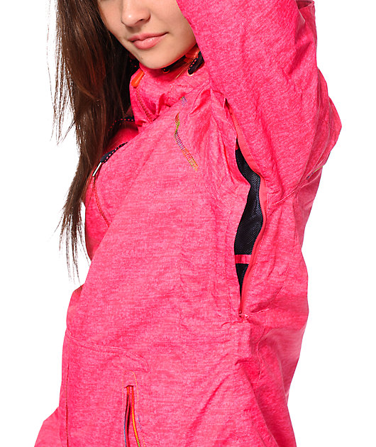 roxy valley hoodie snowboard jacket