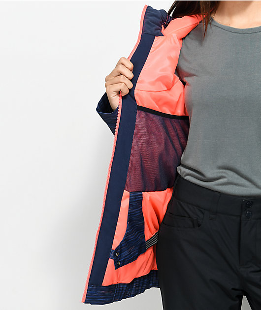 roxy neon grapefruit jacket