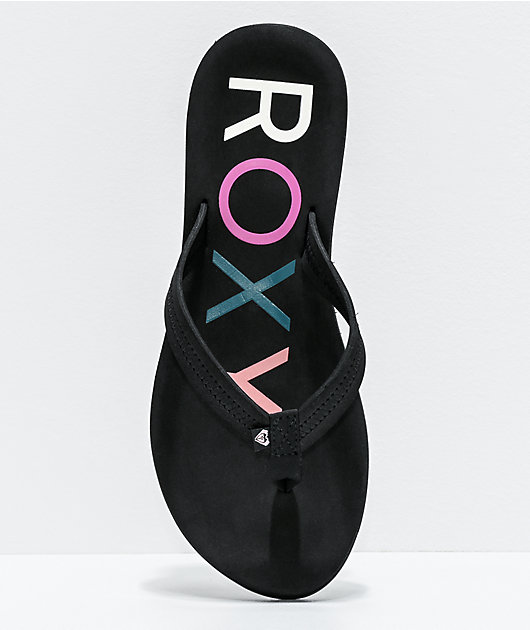 Roxy Vista III Black Sandals