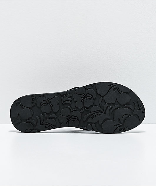 Roxy Vista III Black Sandals