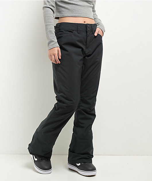 Roxy Women's Backyard True Black 10K Snowboard Pants 2025 | Zumiez
