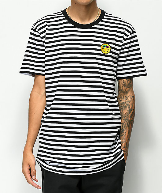 Roy Purdy Striped Black & White T-Shirt