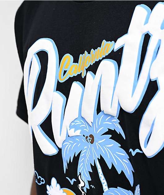 Runtz Surf Sun Smoke Black T-Shirt
