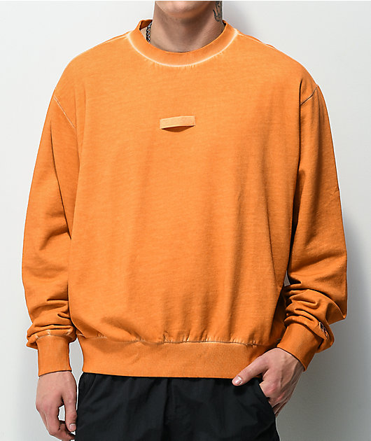 Russell Athletic Leo Orange Crewneck Sweatshirt