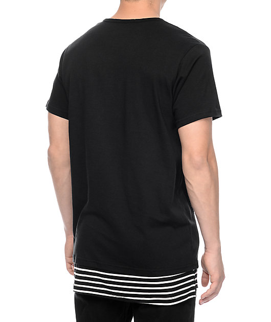 extended black tee