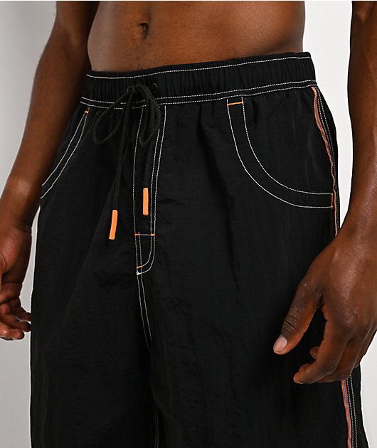 Rusty Flip Daddy Black Board Shorts