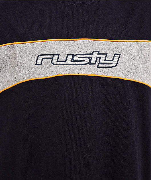 Rusty Kinetic Navy Heavyweight T-Shirt