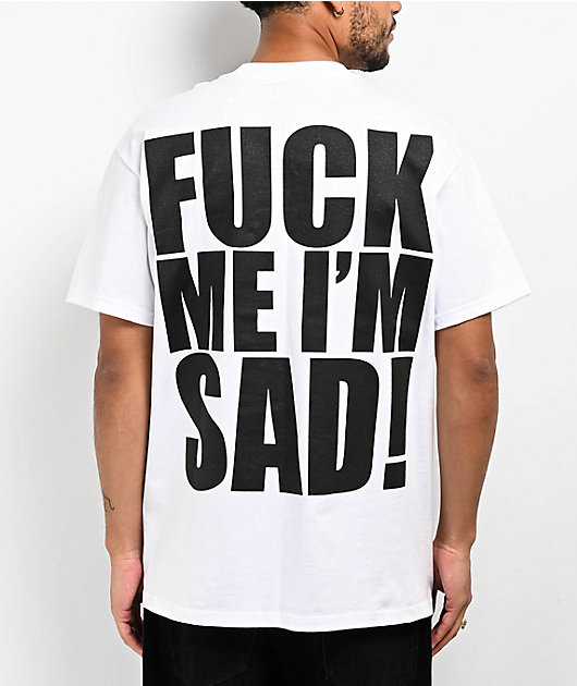 SAD BOYZ by Junior H Broken Heart White T-Shirt