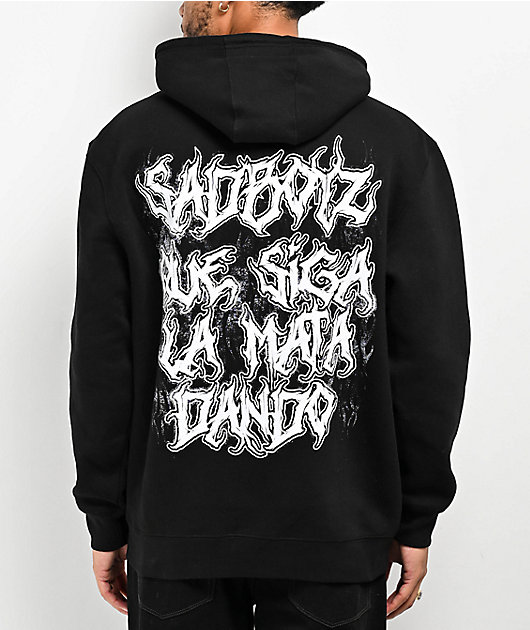 SAD BOYZ by Junior H Eyes Black Hoodie