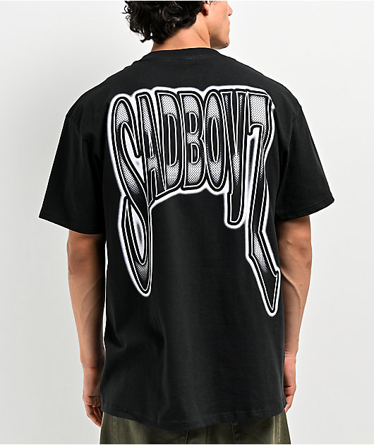 SAD BOYZ by Junior H Tagged Black T Shirt Zumiez