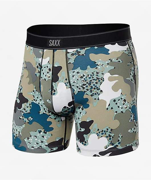SAXX Daytripper Terrazzo Camo Boxer Briefs | Zumiez
