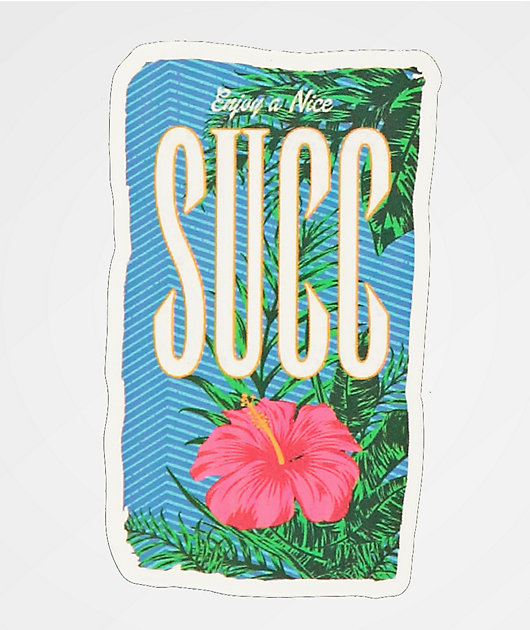 SUCC Flower Sticker