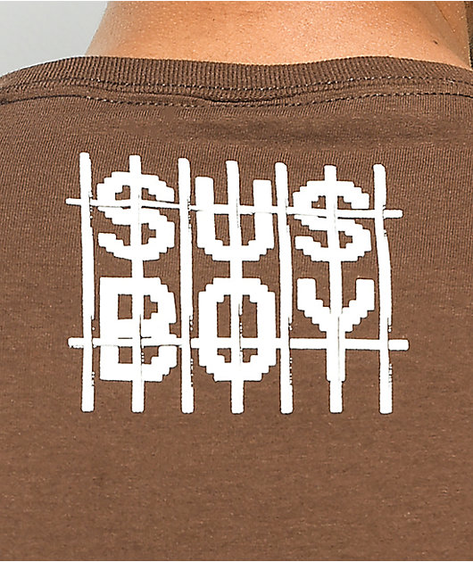 SUS BOY 666 Brown T-Shirt
