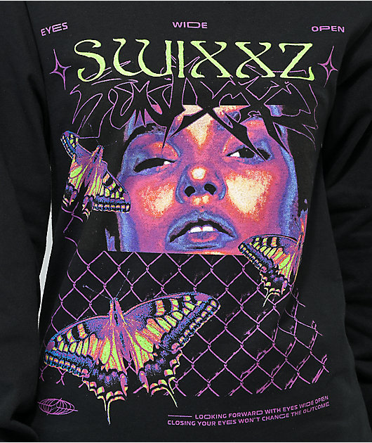 SWIXXZ Butterfly Chain camiseta de manga larga