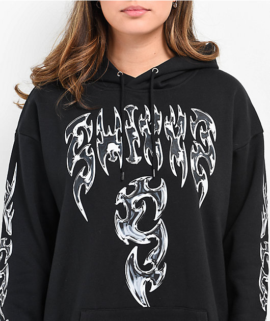 SWIXXZ Chrome Black Hoodie Zumiez