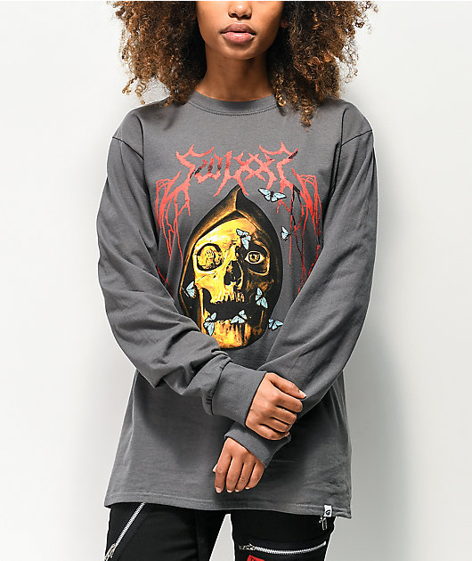 SWIXXZ Decay camiseta de manga larga gris