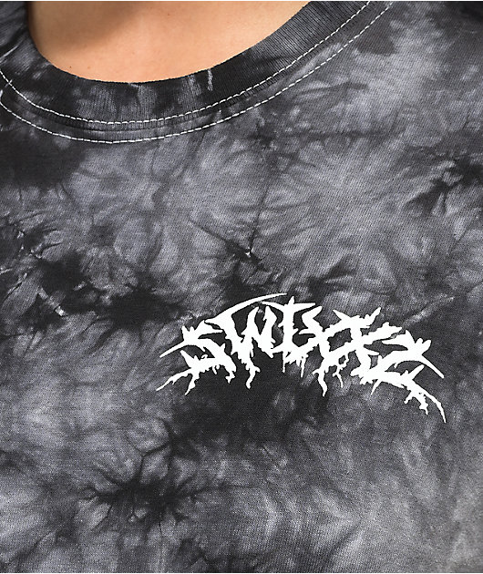 SWIXXZ Gargoyle Black Tie Dye T-Shirt