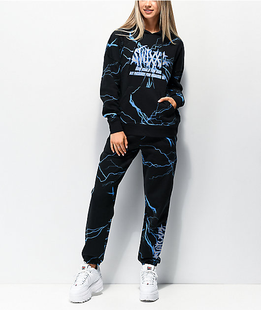 SWIXXZ Lightning Black Hoodie