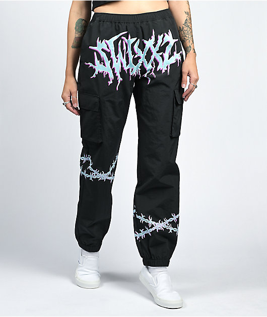 swixxz lightning black sweatpants