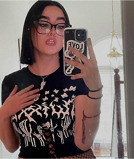 SWIXXZ Stage Dive Lace Up camiseta negra