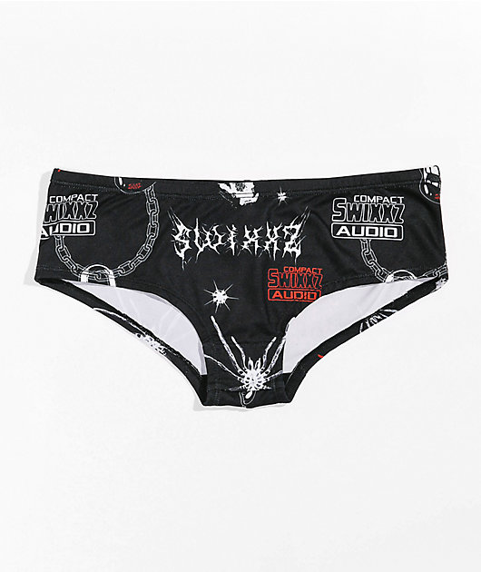 SWIXXZ Trouble All Over Print Boyshort Underwear