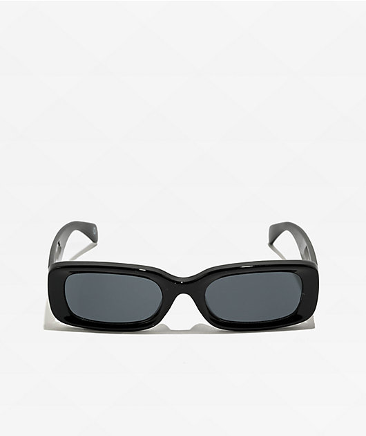 Sad Eyewear Mirror Black Gloss Sunglasses | Zumiez