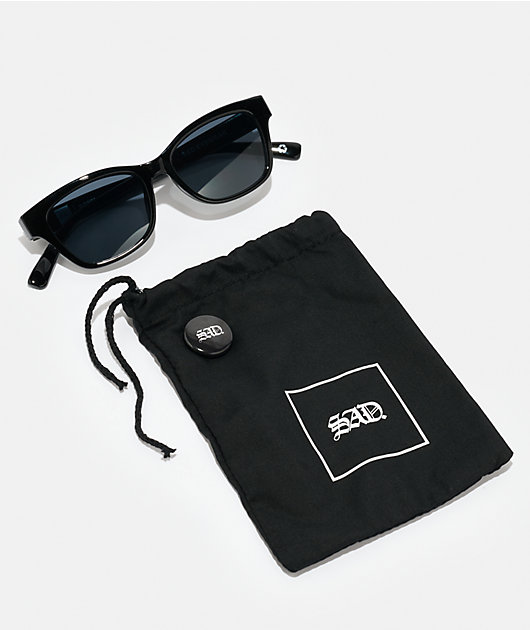 Sad Eyewear Pony Black Gloss Sunglasses