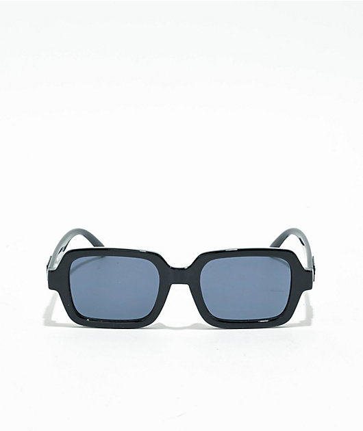 Sad Hollow Black Gloss Sunglasses