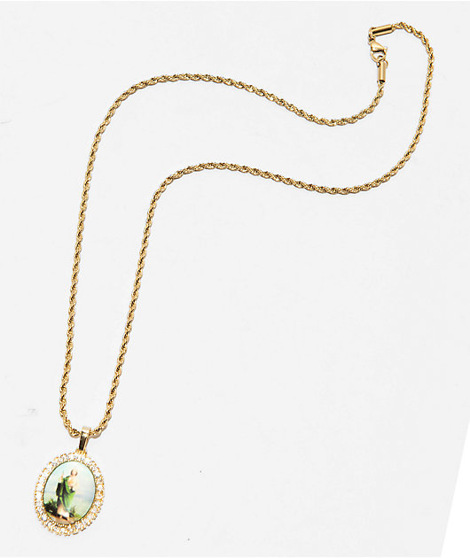 Saint Midas Hopeless Saint 20" Gold Chain Necklace