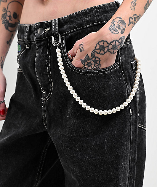 Saint Midas Pearl Pocket Chain | Zumiez