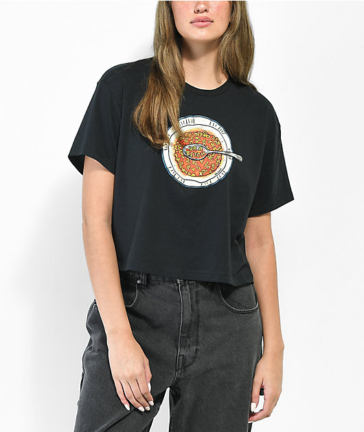 Salem7 Alphabet Soup camiseta corta negra