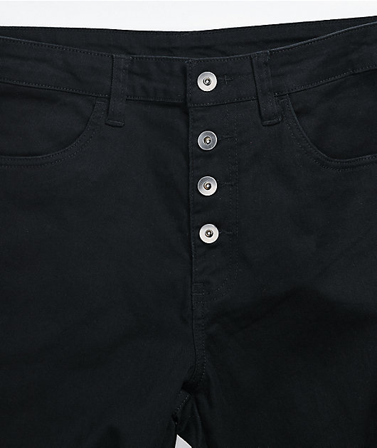 Salem7 Bandage Black Denim Jeans