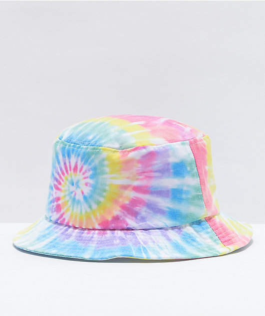 Salem7 Rainbow Tie Dye Bucket Hat