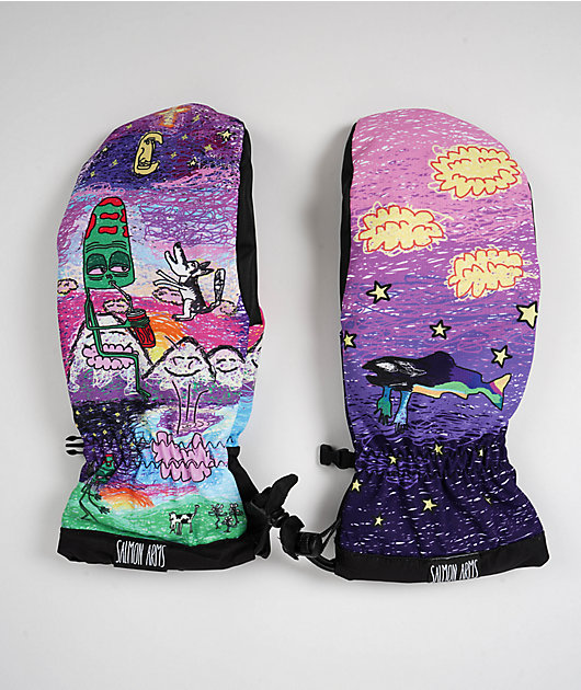 Salmon Arms Kai & Nolan Team Snowboard Mittens | Zumiez